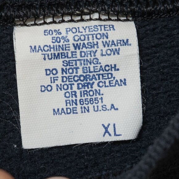 Vintage 80s Cats Broadway Tour Sweatshirt Black Goth Crew Tour Long Sleeve Top - Picture 4 of 9